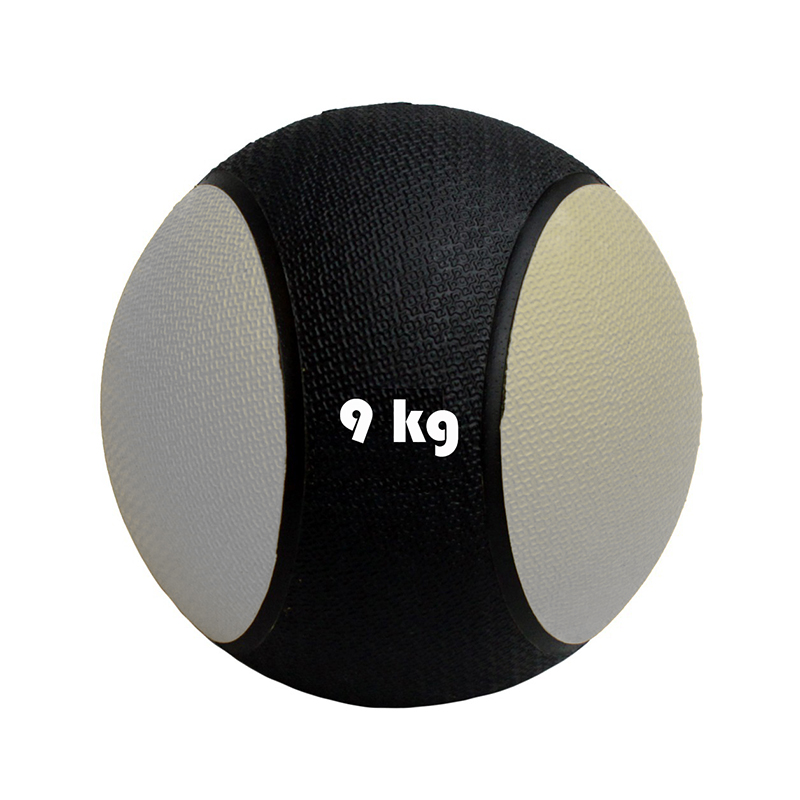 Medicinboll Premium 9 kg, Svart/Grå