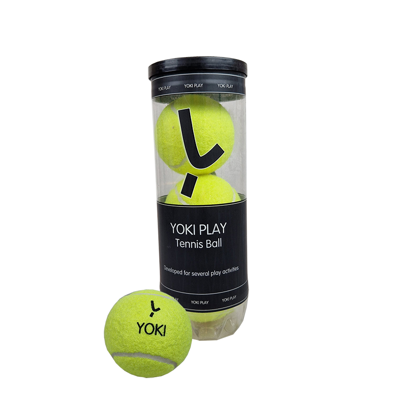 Brännboll / Tennisboll Yoki Play, 3 st / rör
